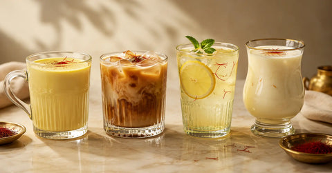 7 Saffron Drinks That Aren't Tea: From Gulf Karak to Saffron Cold Brew