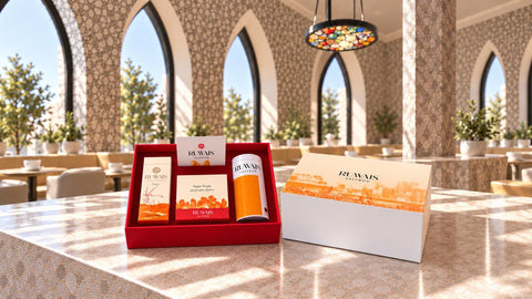 Ruwais Saffron Gift Box - 1g & 25g & 50g Packages